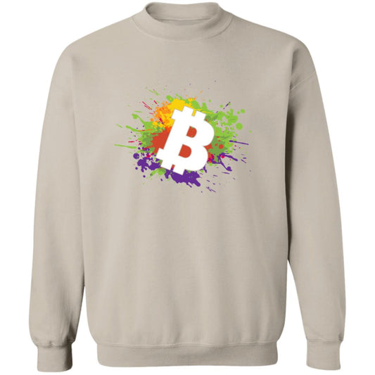 BTC Bitcoin Cryptocurrency Crewneck Sweatshirt