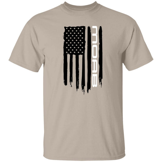 Moab Desert Riding Off-Road American Flag  T-Shirt