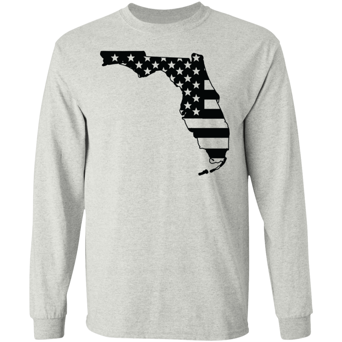 Florida American Flag State Long Sleeve T-Shirt