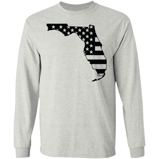 Florida American Flag State Long Sleeve T-Shirt