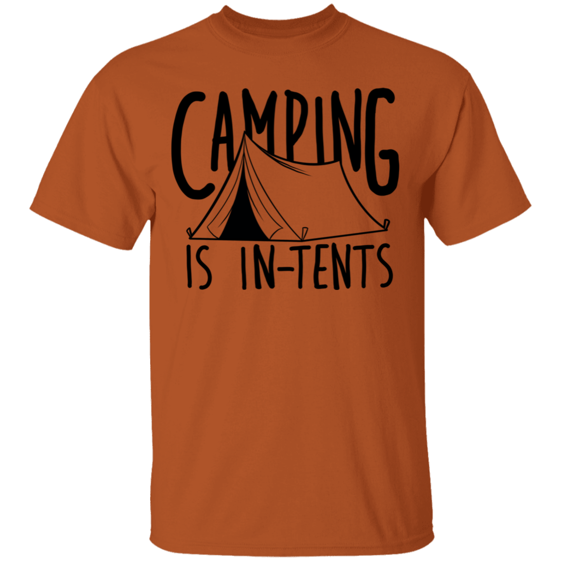 Camping is In-Tents Funny T-Shirt