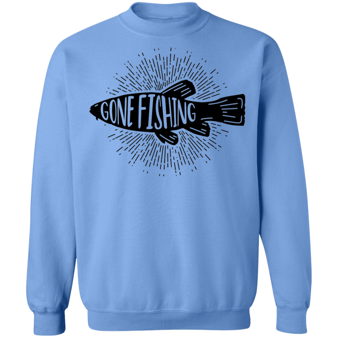 Gone Fishing Crewneck Sweatshirt