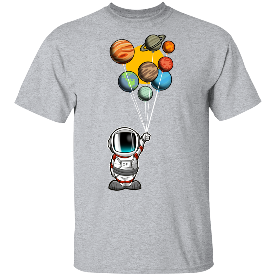 Men's Space Astronaut Balloons Party T-Shirt