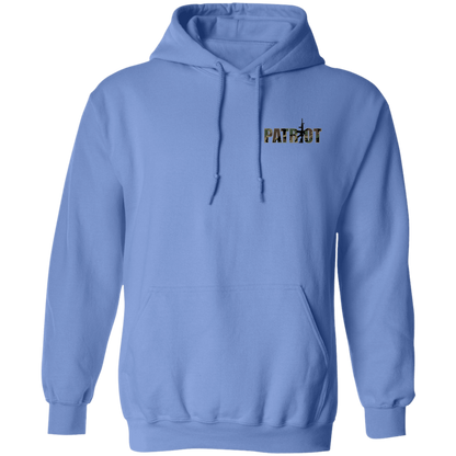 Patriot Don't Tread on Me Gadsden Flag Double Sided Pullover Hoodie