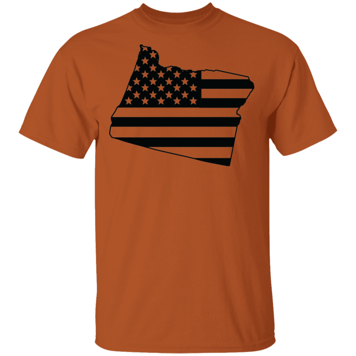 Oregon State American Flag Pride T-Shirt