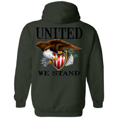 We the People United We StandDouble Sided Pullover Hoodie