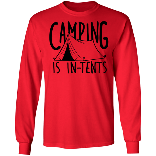 Camping is In-Tents Funny Long Sleeve T-Shirt