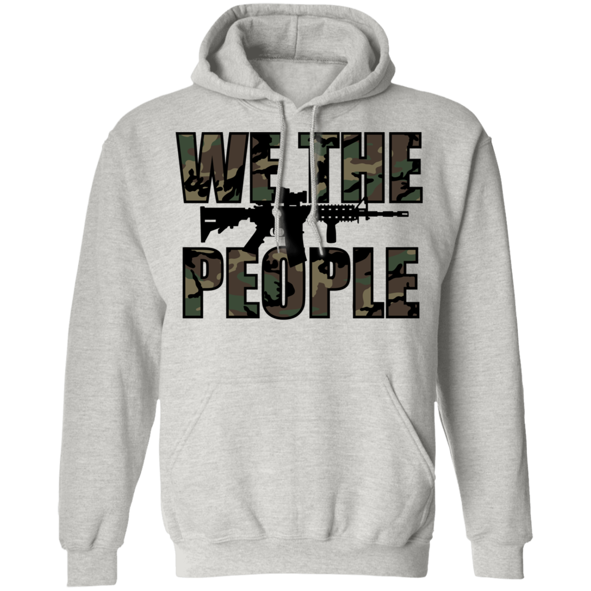 We The People Camouflage Pullover Hoodie