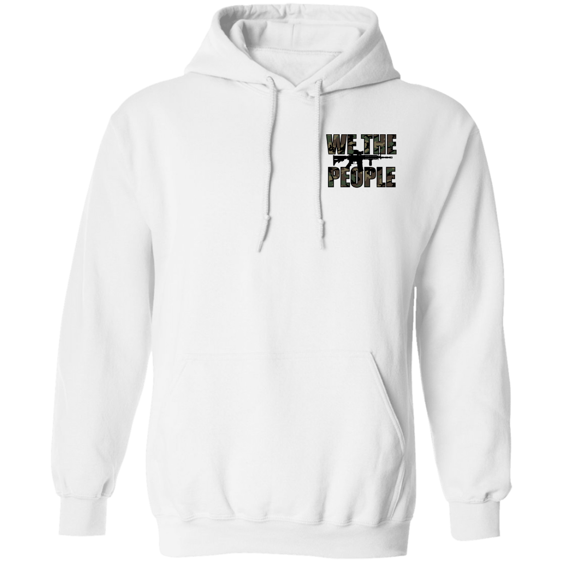 We the People Don't Tread on Me Gadsden Flag Double Sided Pullover Hoodie