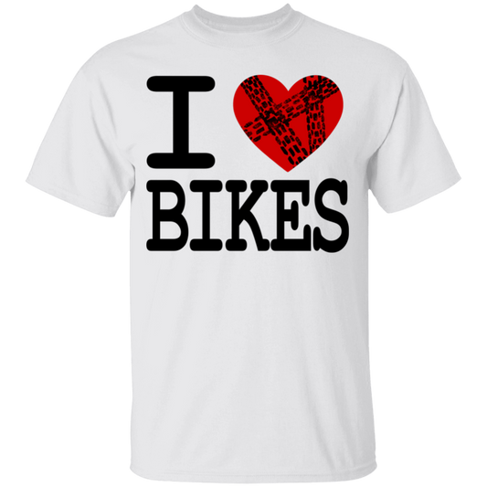 I Love Bikes Biking Youth T-Shirt