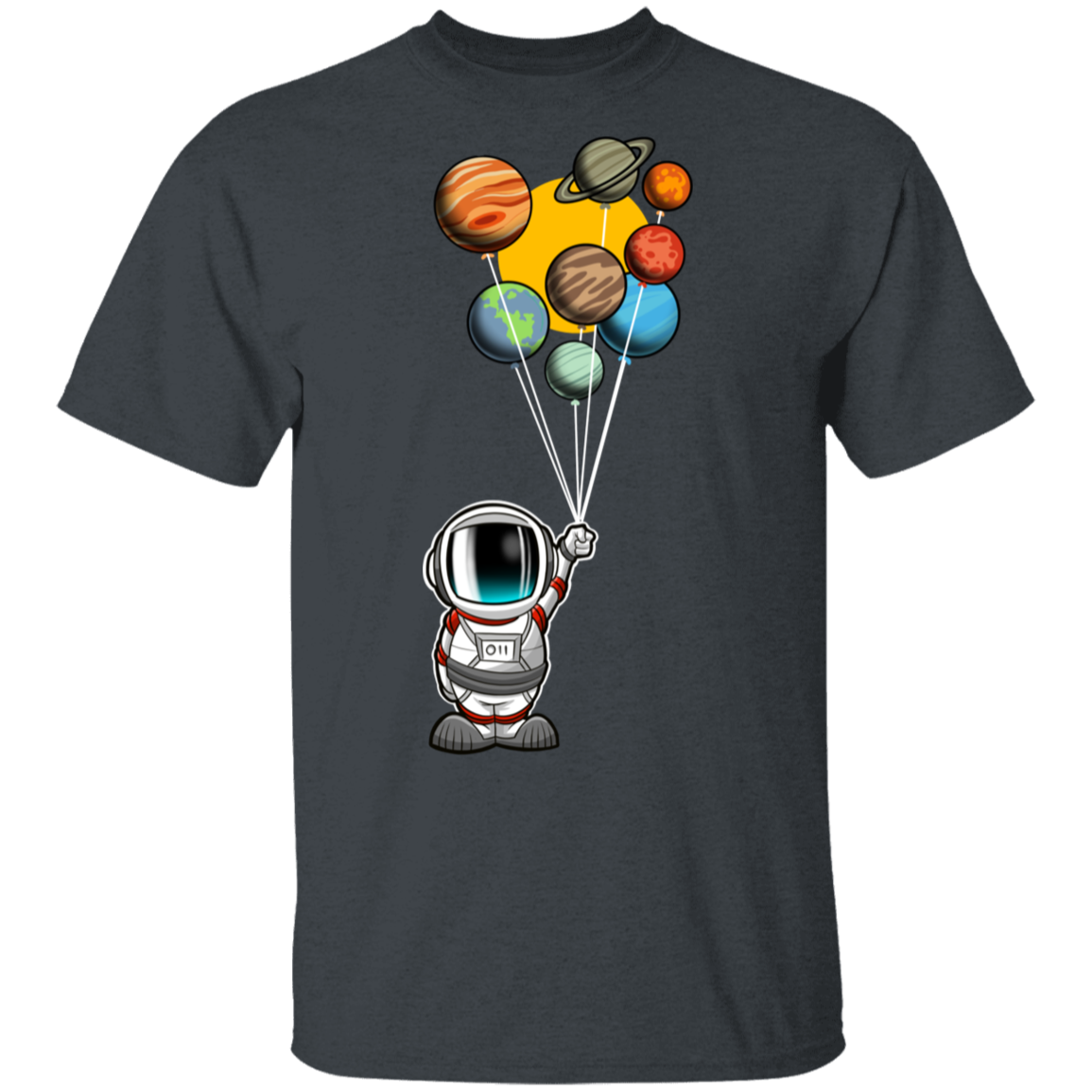 Men's Space Astronaut Balloons Party T-Shirt