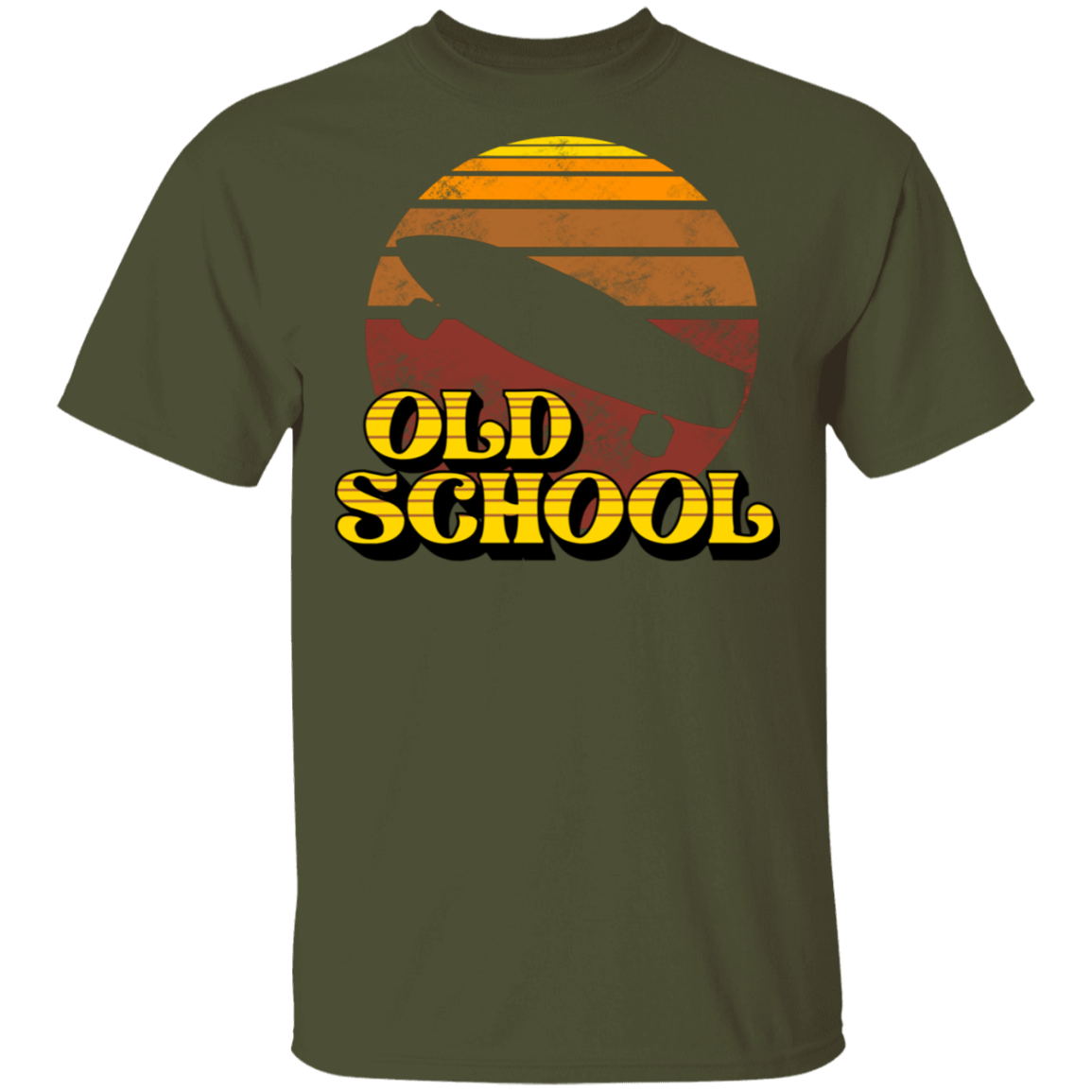 Old School Skateboard Short Board Long Board T-Shirt