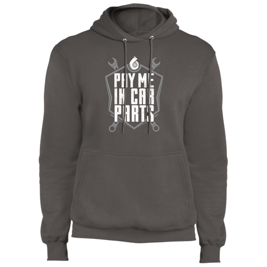 Pay Me In Car Parts Turbo Wrench Mechanic Pullover Hoodie