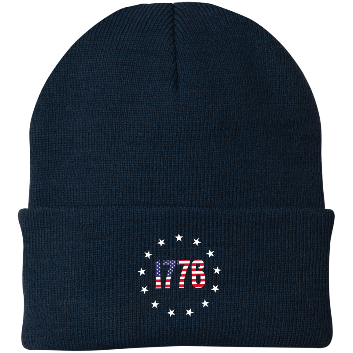 1776 Betsy Ross American Flag Beanie Cap