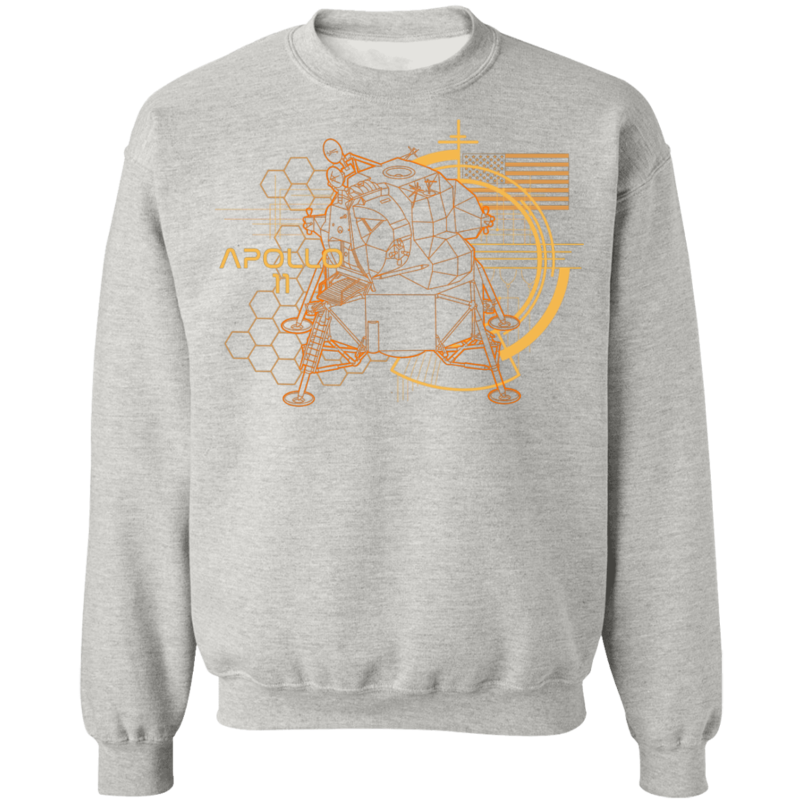 Apollo 11 American Spaceflight Crewneck Sweatshirt