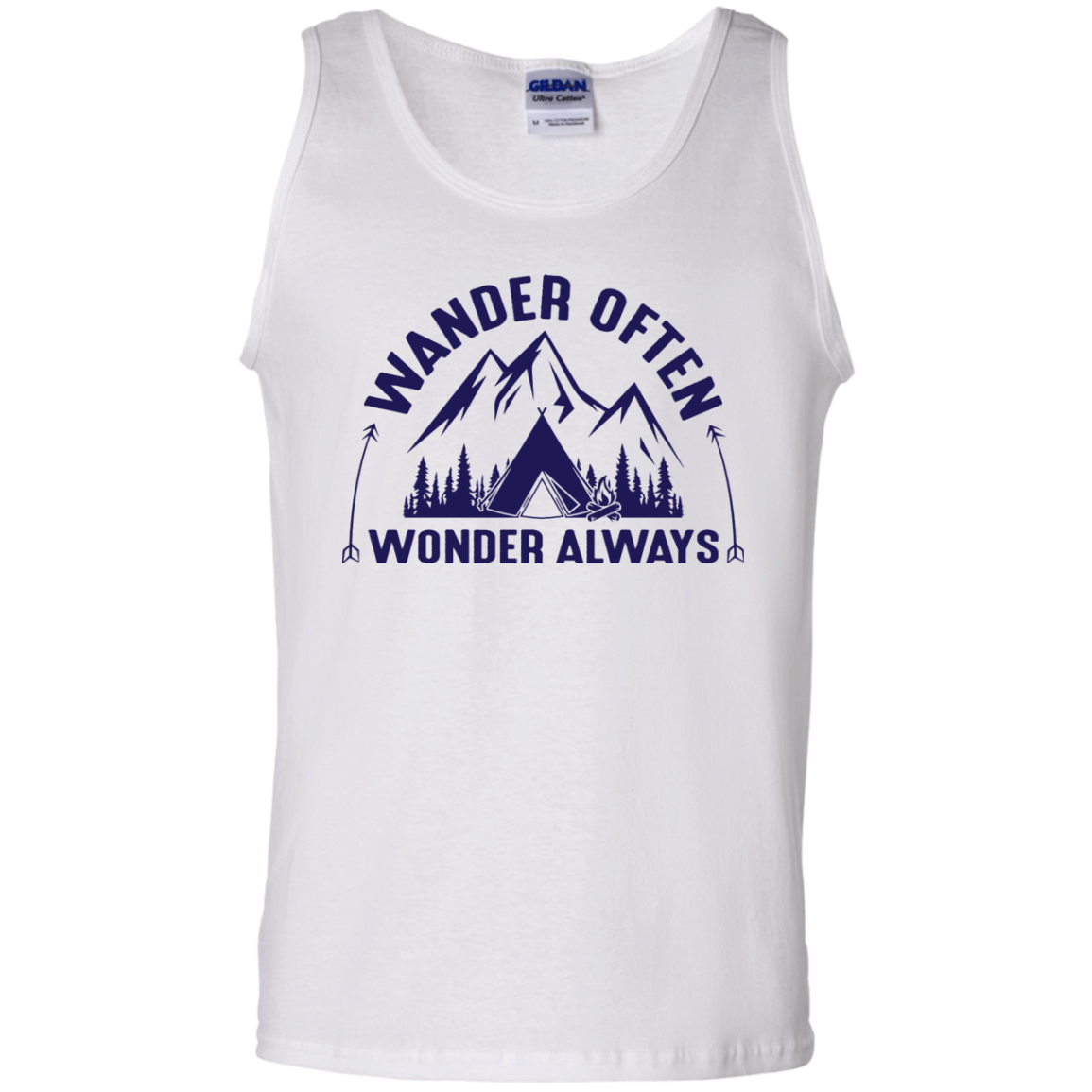 Wander Often Wonder Always Camping Tank Top