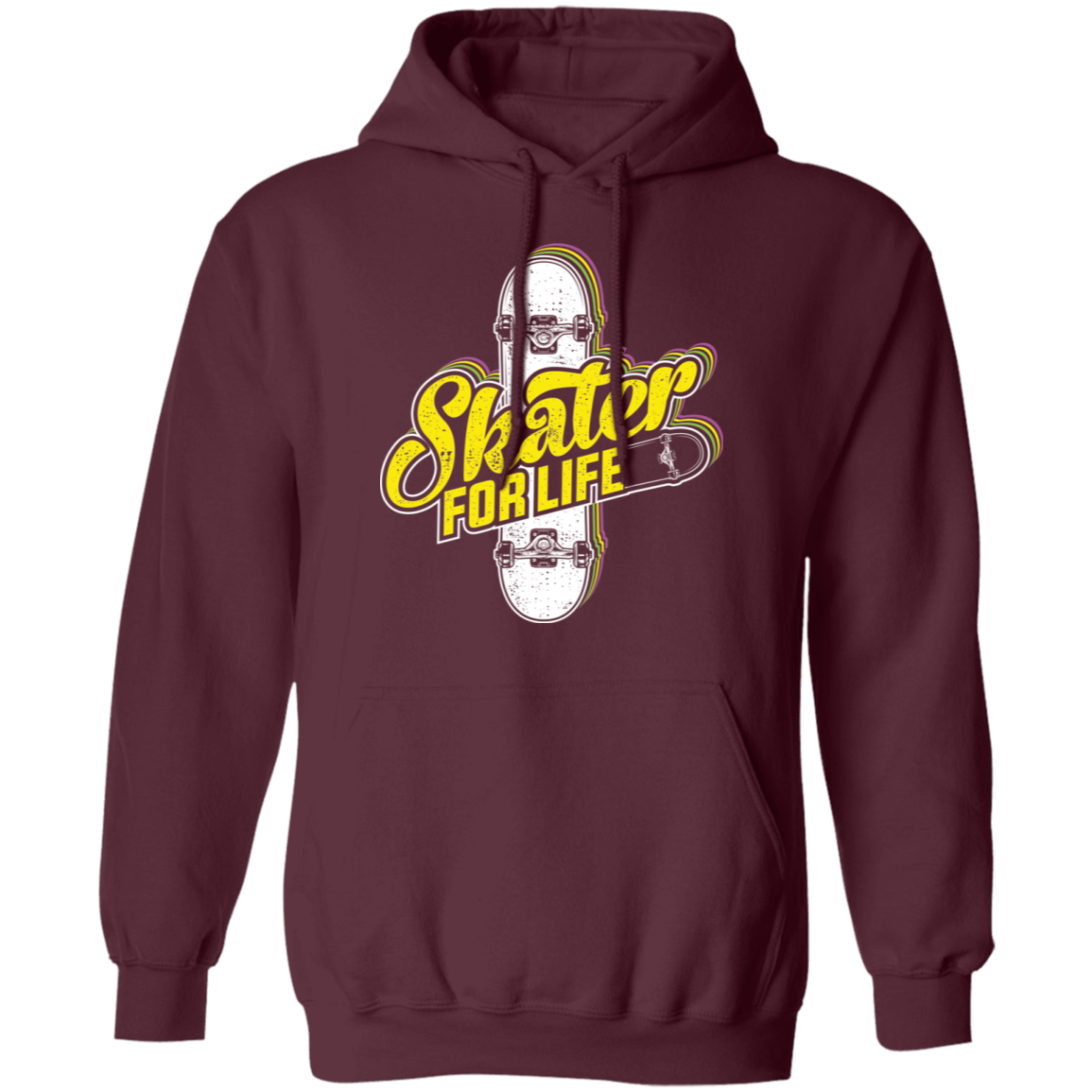 Skater For Life Skateboarding Skateboard Pullover Hoodie