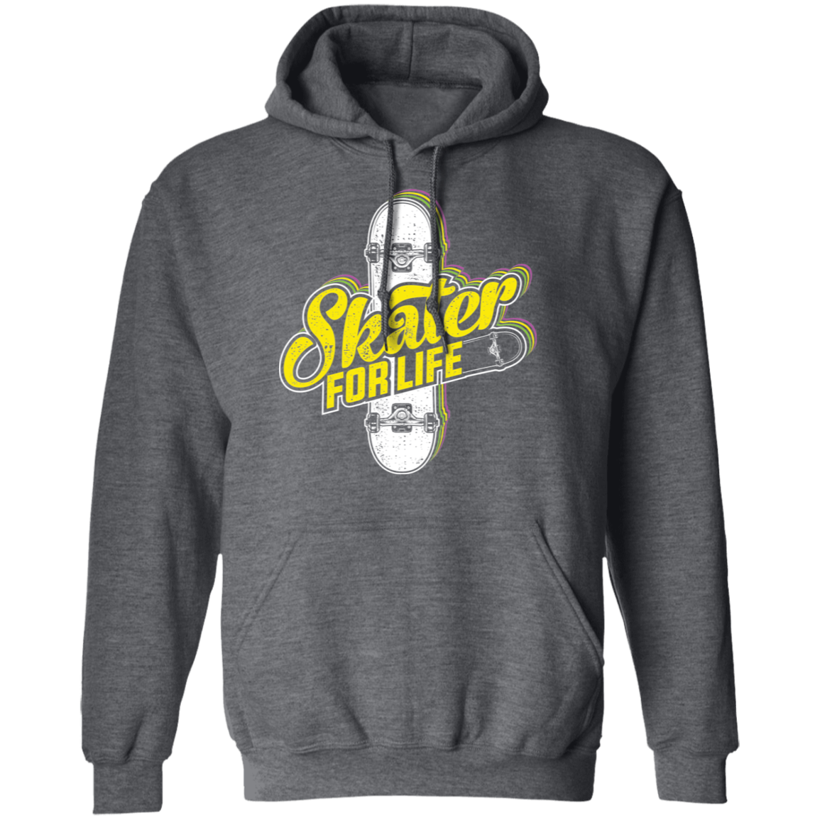 Skater For Life Skateboarding Skateboard Pullover Hoodie