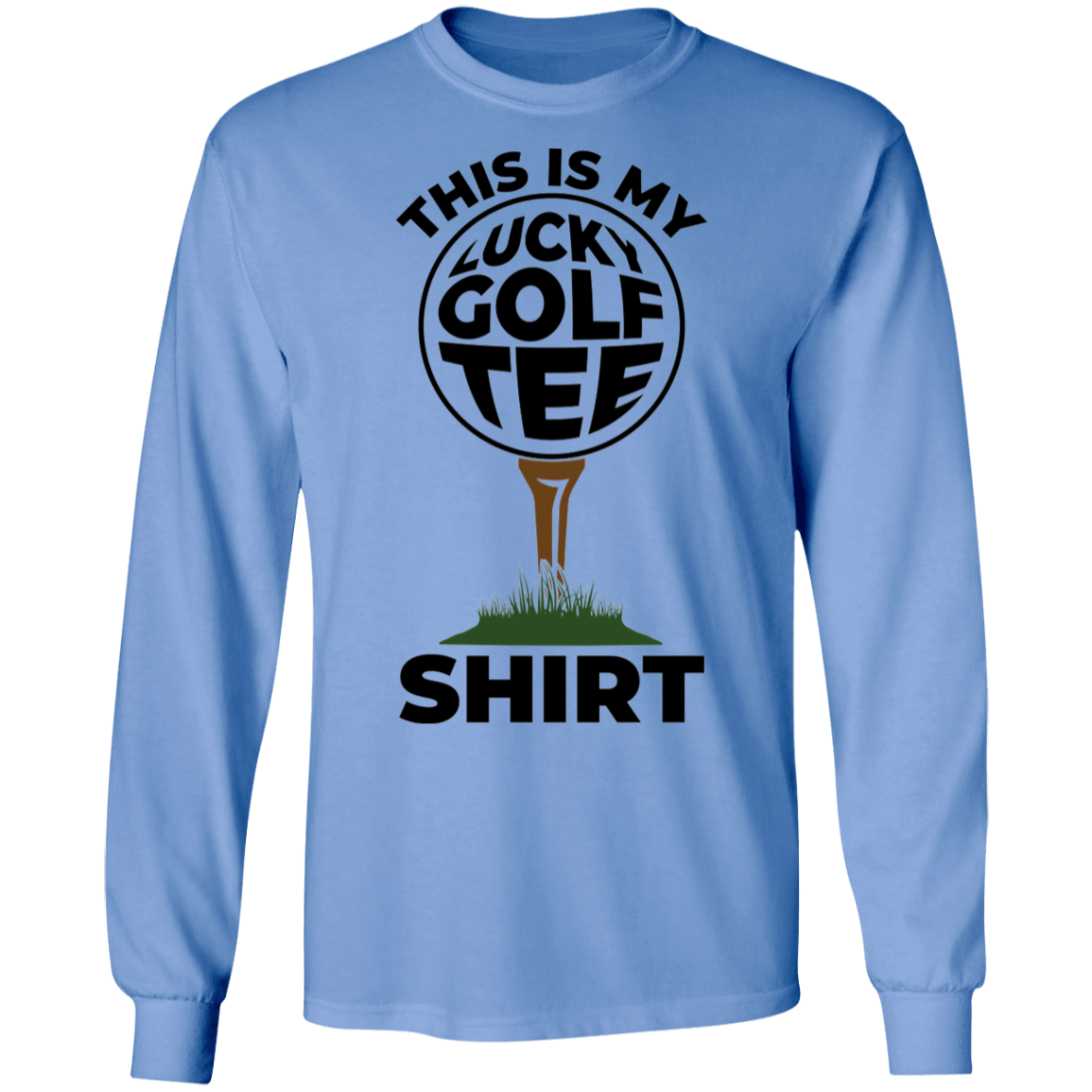 This Is My Lucky Golf Tee Shirt Funny Long Sleeve T-Shirt