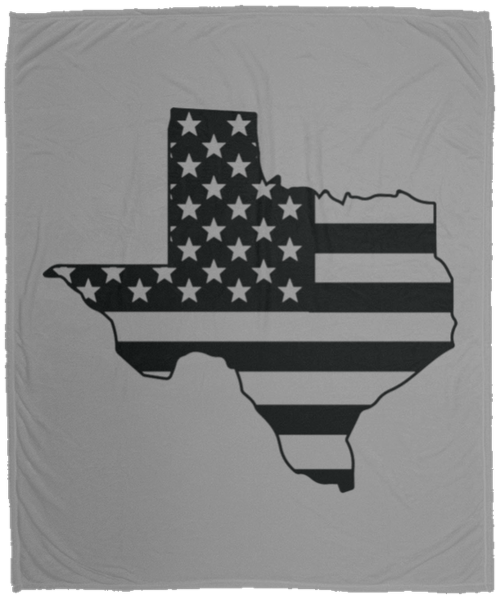 Texas American Flag State Fleece Blanket - 50x60