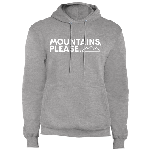 Mountains, Please. Hiking Mountains Nature Pullover Hoodie
