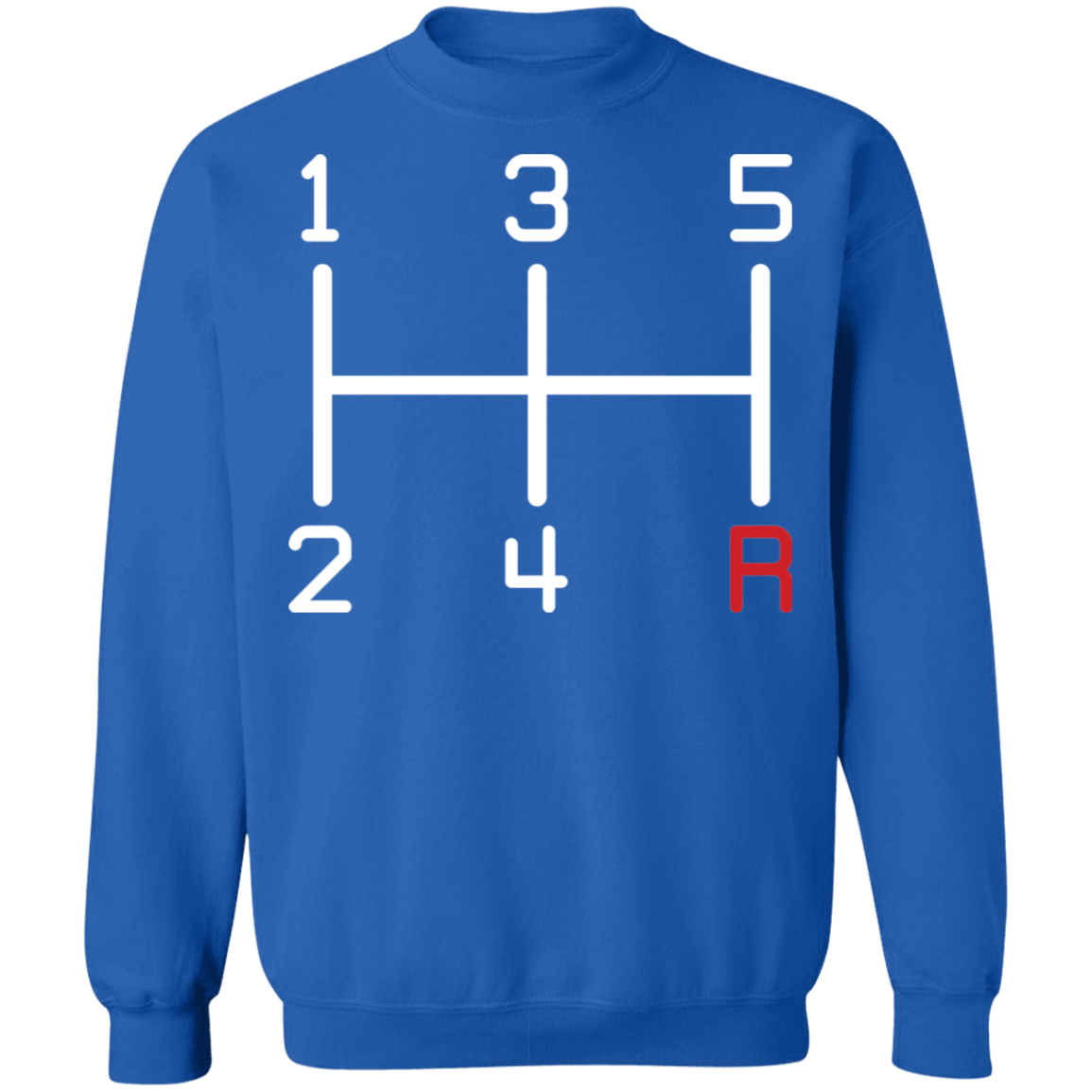5-Speed Manual Stick Shift Crewneck Sweatshirt
