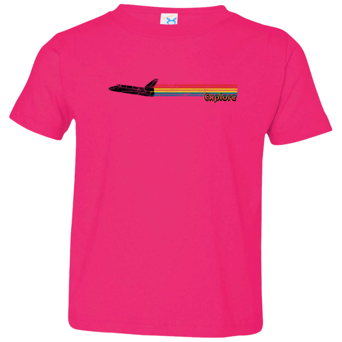 Toddler Space Rocket Ship Explorer Jersey T-Shirt