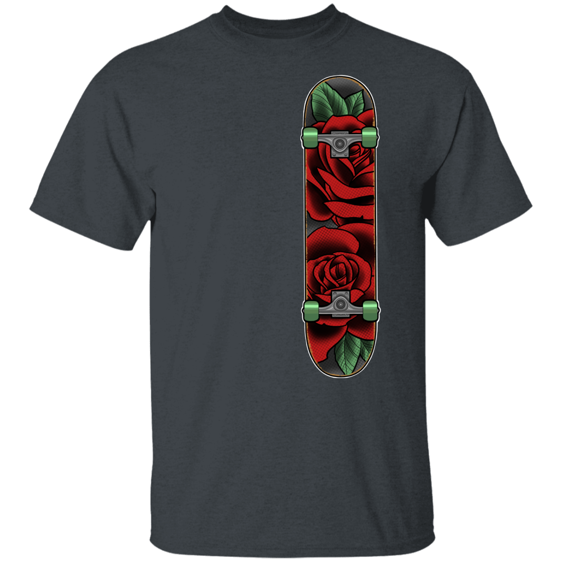 Rose Classic Skateboard Skateboarder Youth T-Shirt