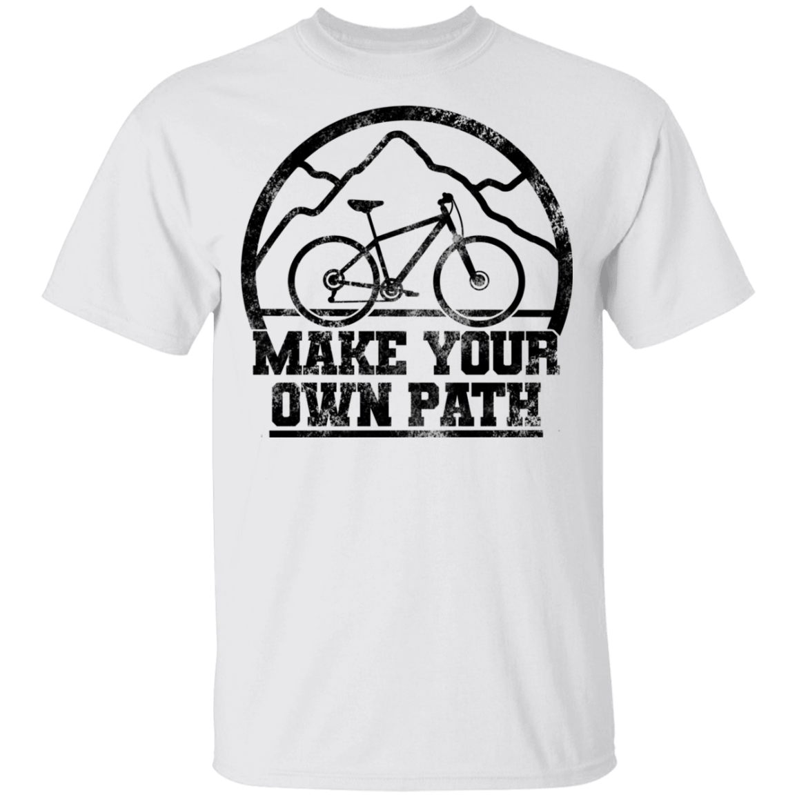 Make Your Own Path Mountain Biking Youth T-Shirt