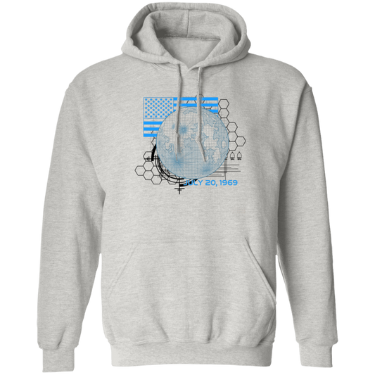 American 1969 Moon Landing Armstrong Pullover Hoodie