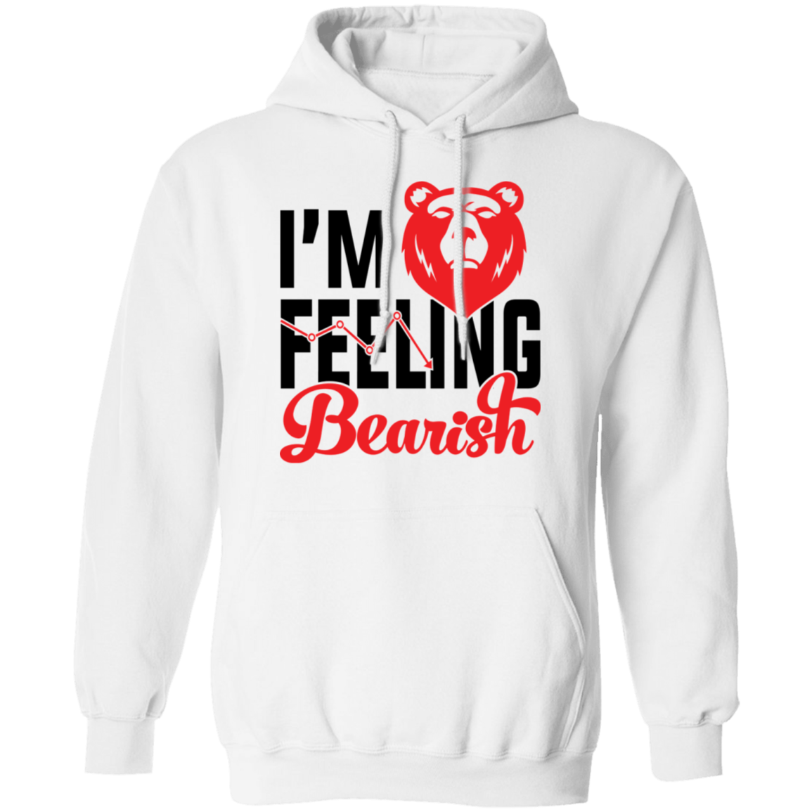 I'm Feeling Bearish Stocks Technical Analysis Pullover Hoodie