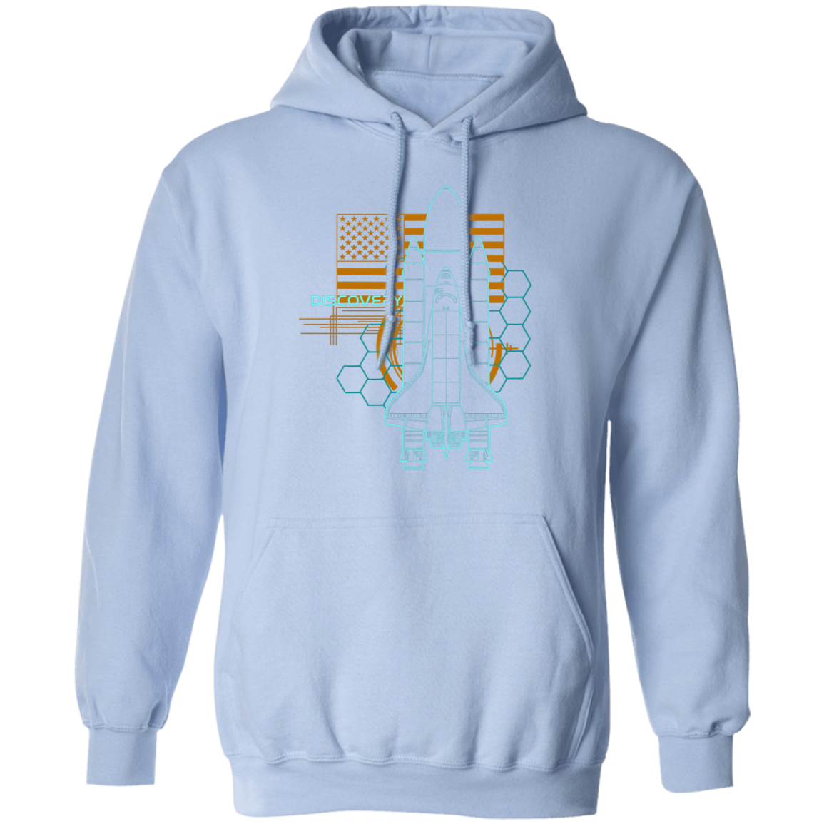 American Space Shuttle Discovery Pullover Hoodie