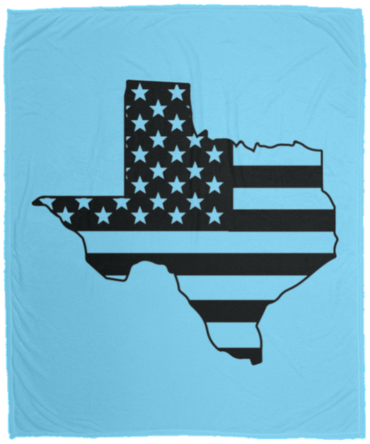 Texas American Flag State Fleece Blanket - 50x60