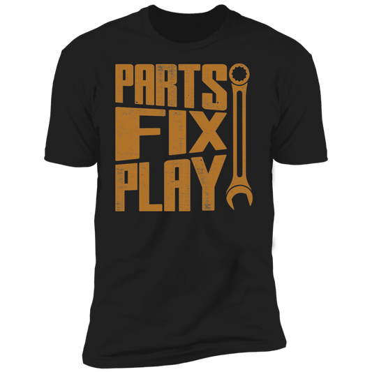 Parts Fix Play Mechanic Automotive Premium Short Sleeve T-Shirt