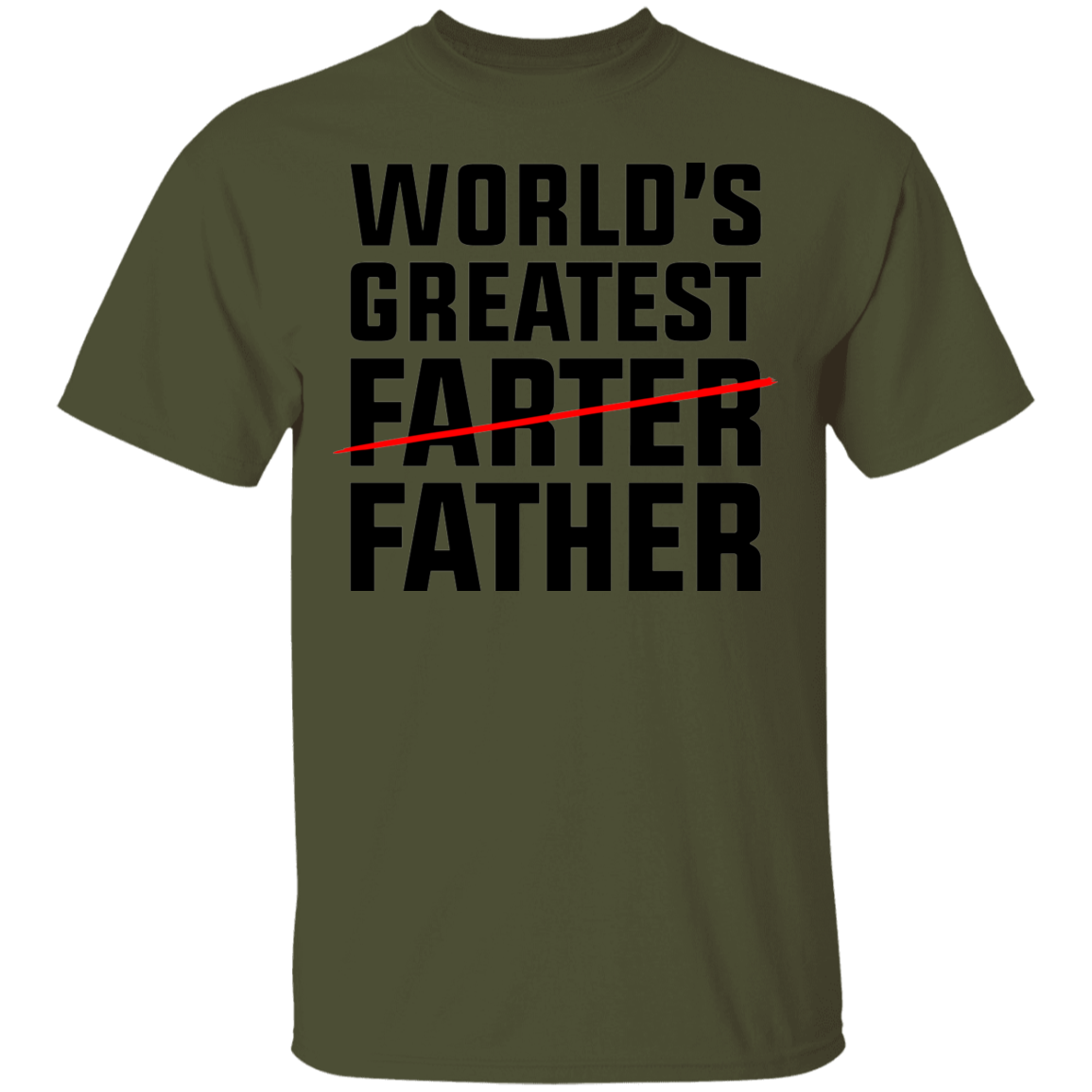 World's Greatest Farter Father Funny Dad T-Shirt