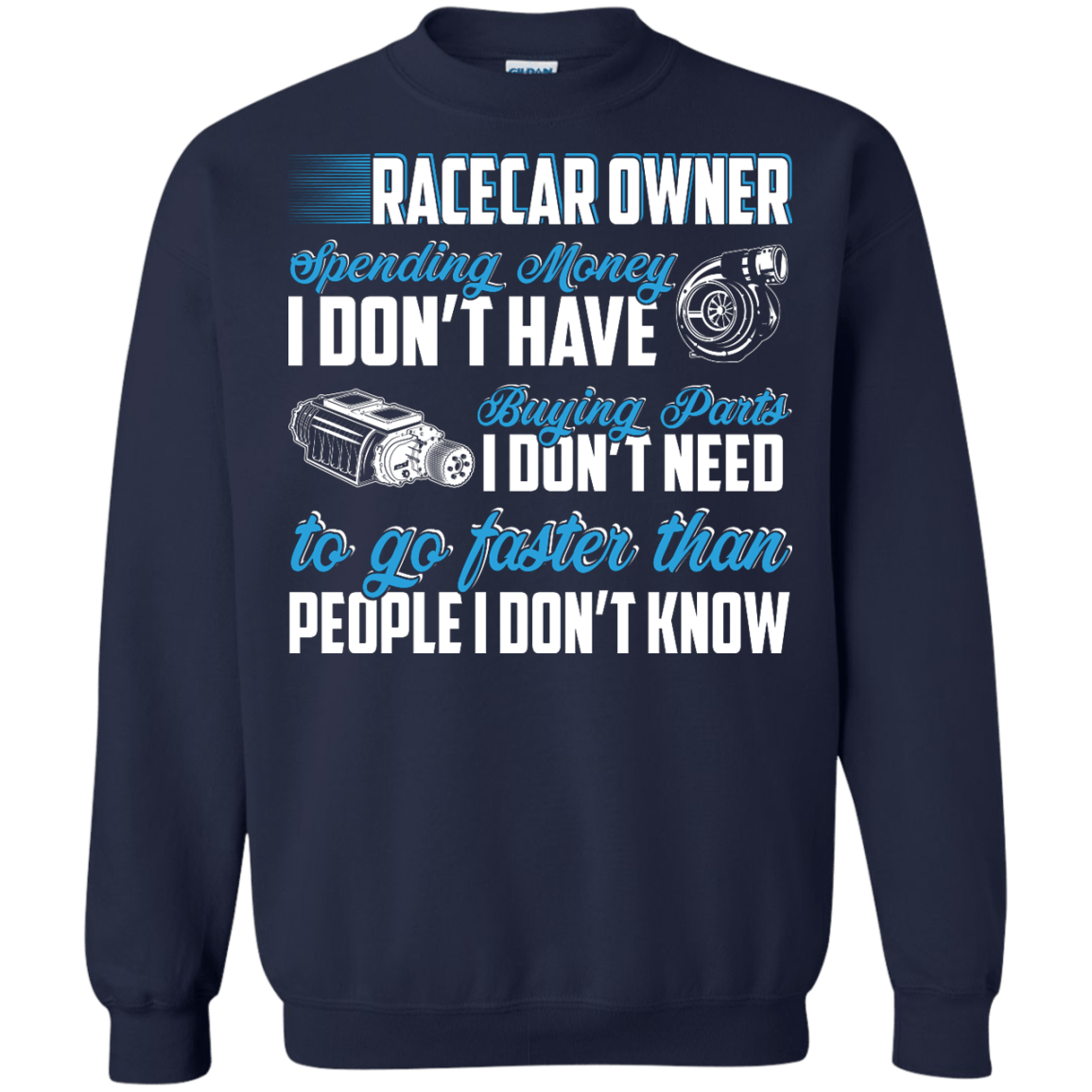 Racecar Owner Pullover Sweatshirt