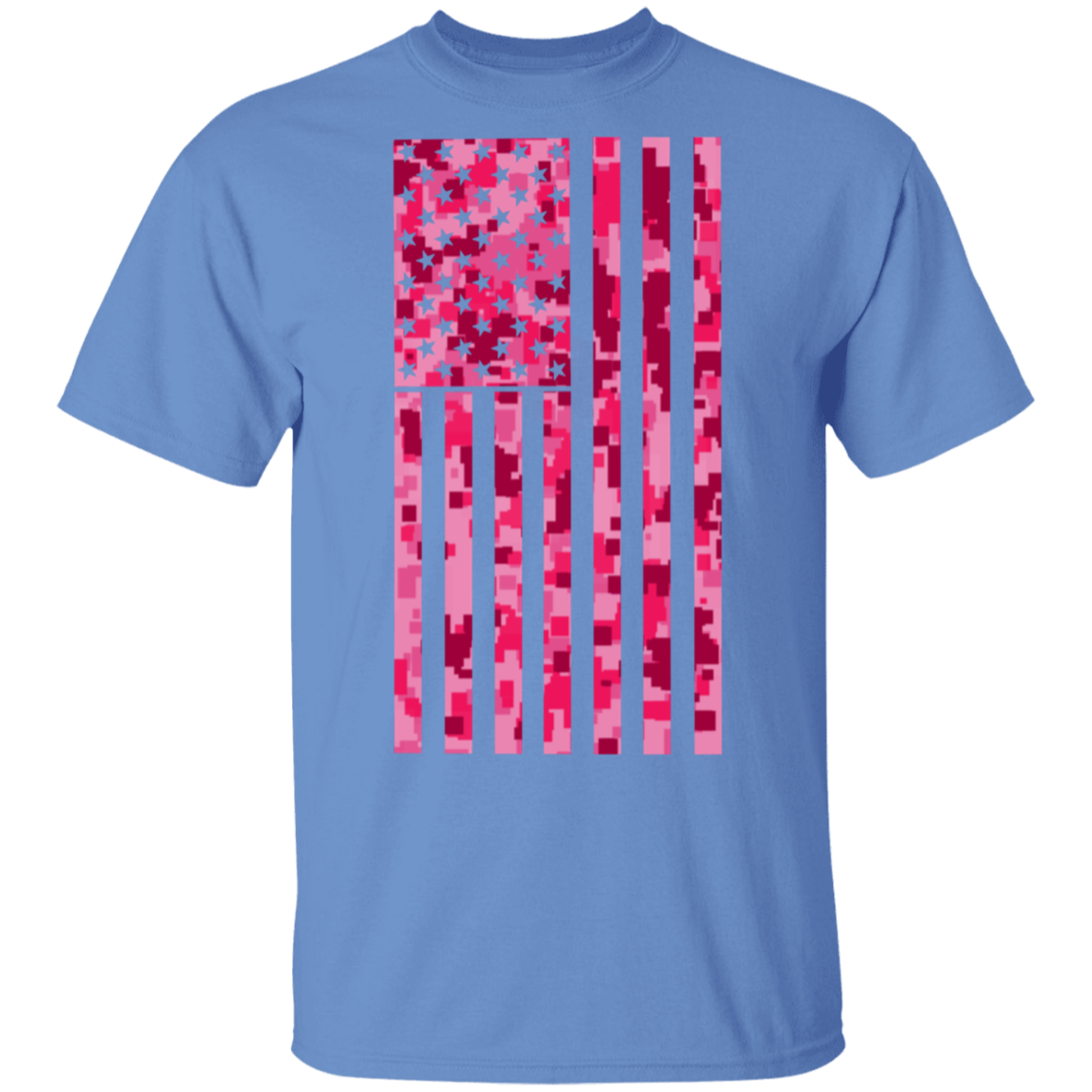 Pink American Flag T-Shirt
