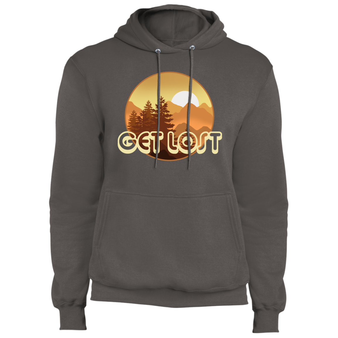 Get Lost in Nature Camping Premium Pullover Hoodie