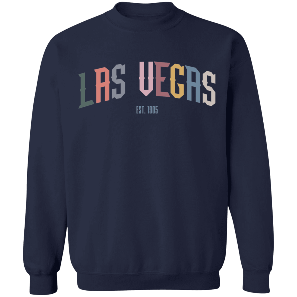 Las Vegas EST 1905 Gambling Crewneck Sweatshirt