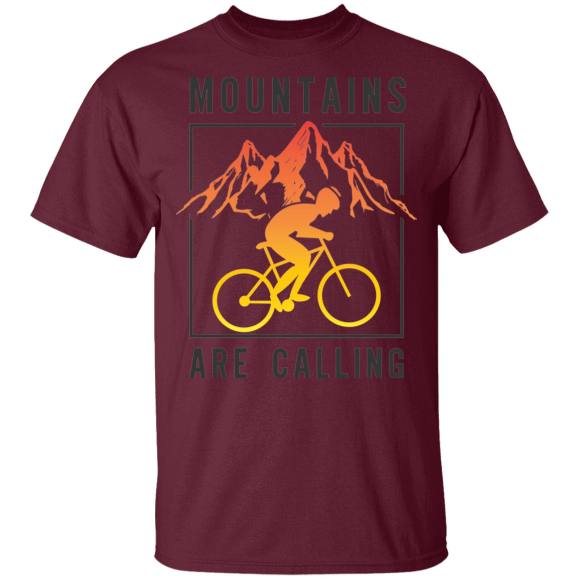 Mountains Are Calling Mountain Biking Youth T-Shirt