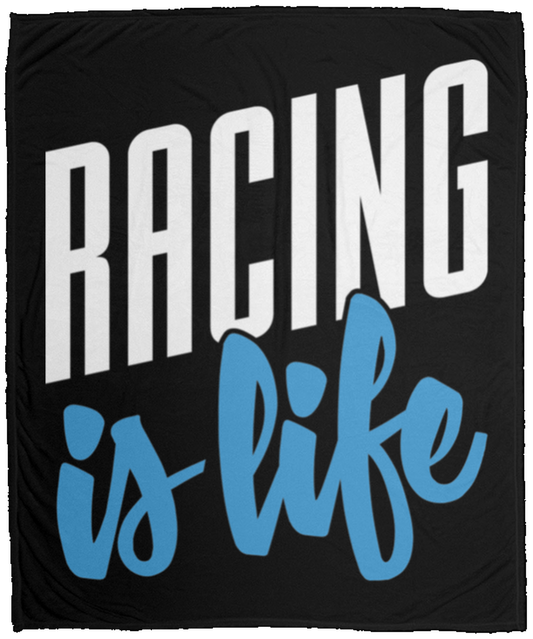 Racing Is Life Automotive Turbo Boosted Fleece Blanket - 50x60