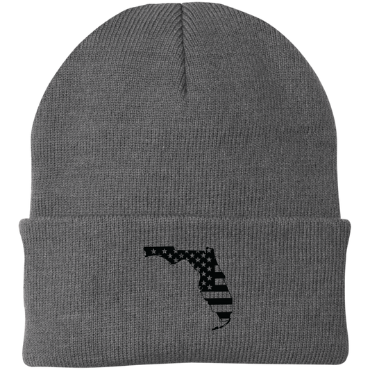 Florida FL State American Flag Beanie Cap