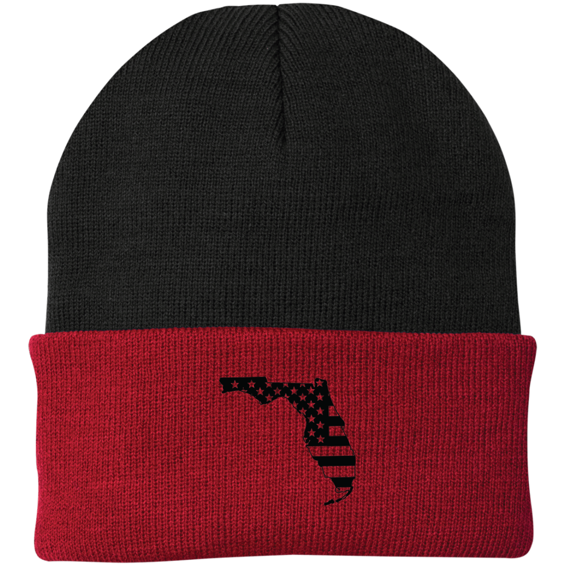 Florida FL State American Flag Beanie Cap