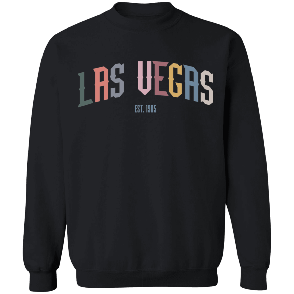 Las Vegas EST 1905 Gambling Crewneck Sweatshirt