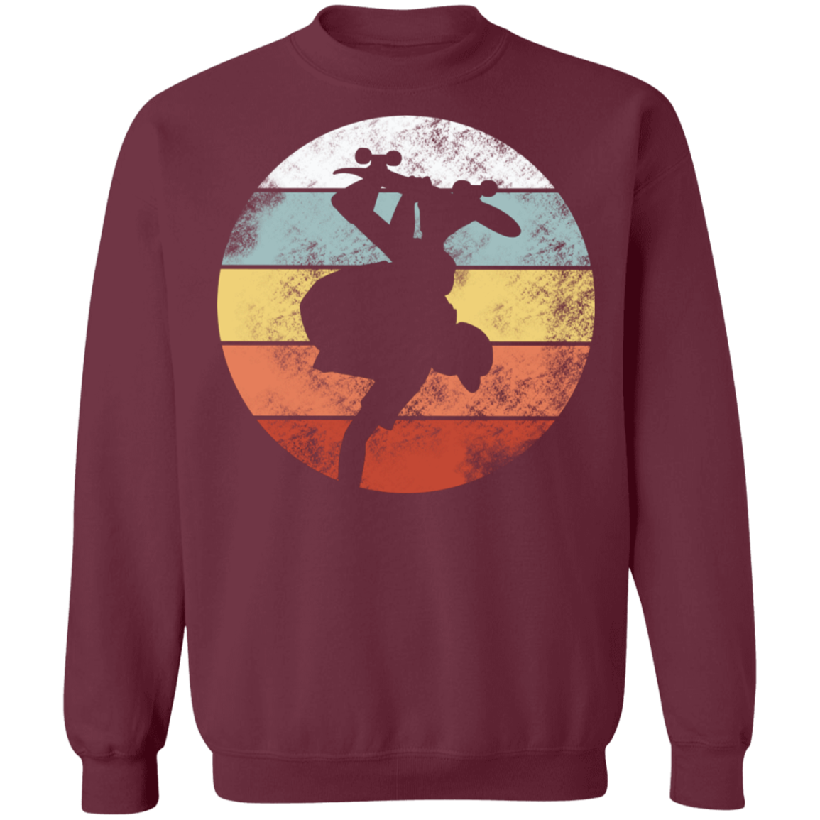 Skateboarding Skateboard Trick Shred Crewneck Sweatshirt