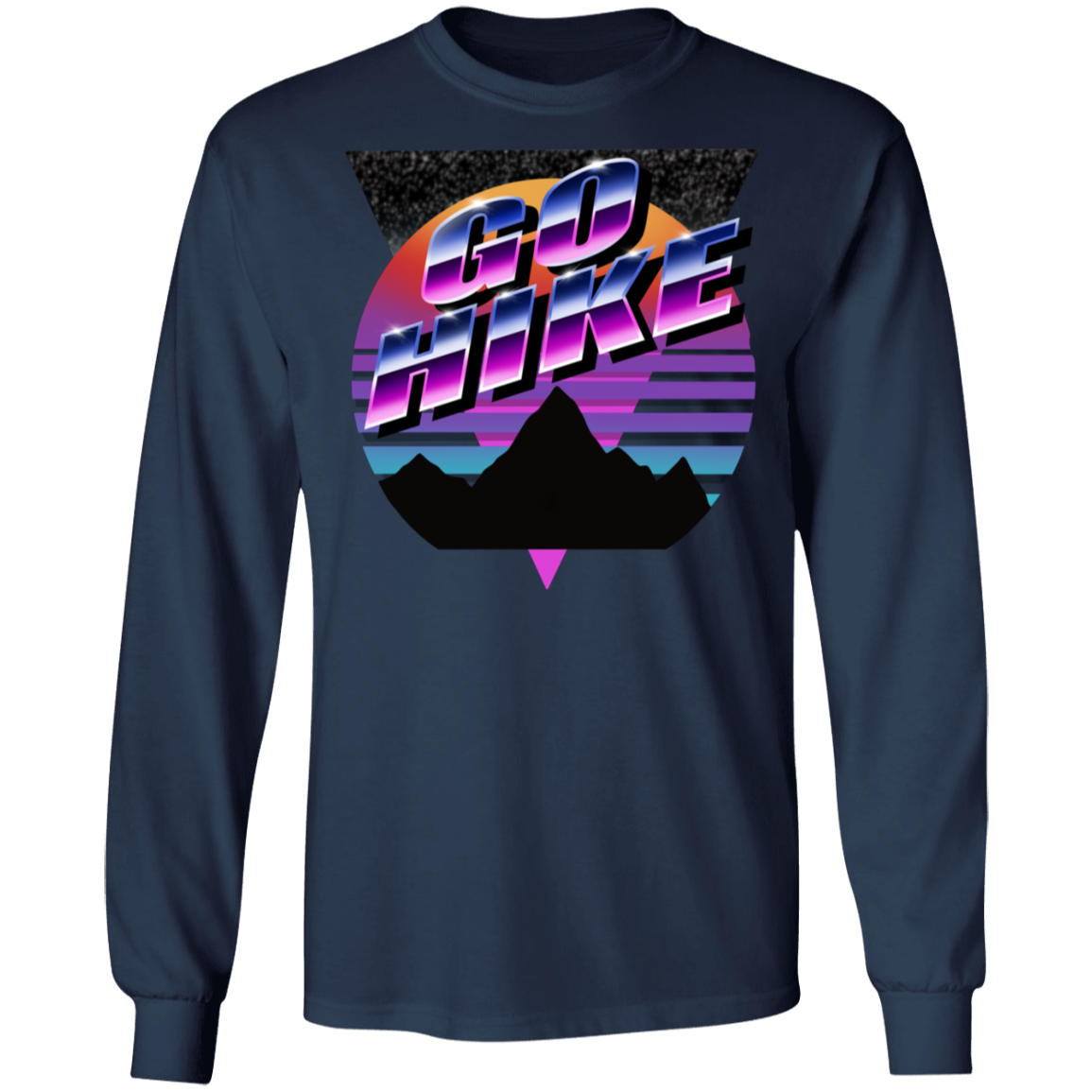 Go Hike Outdoor Nature Long Sleeve T-Shirt