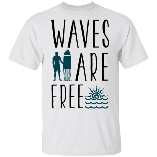 Waves Are Free Surfing T-Shirt