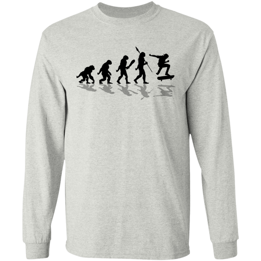 Evolution of Skateboarding Skating Long Sleeve T-Shirt