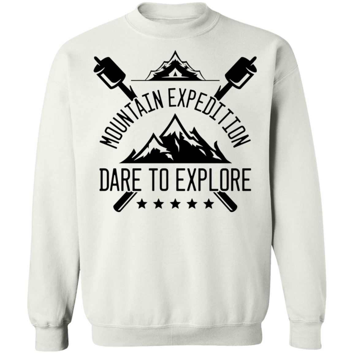 Mountain Expedition Dare to Explore Camping Crewneck Sweatshirt