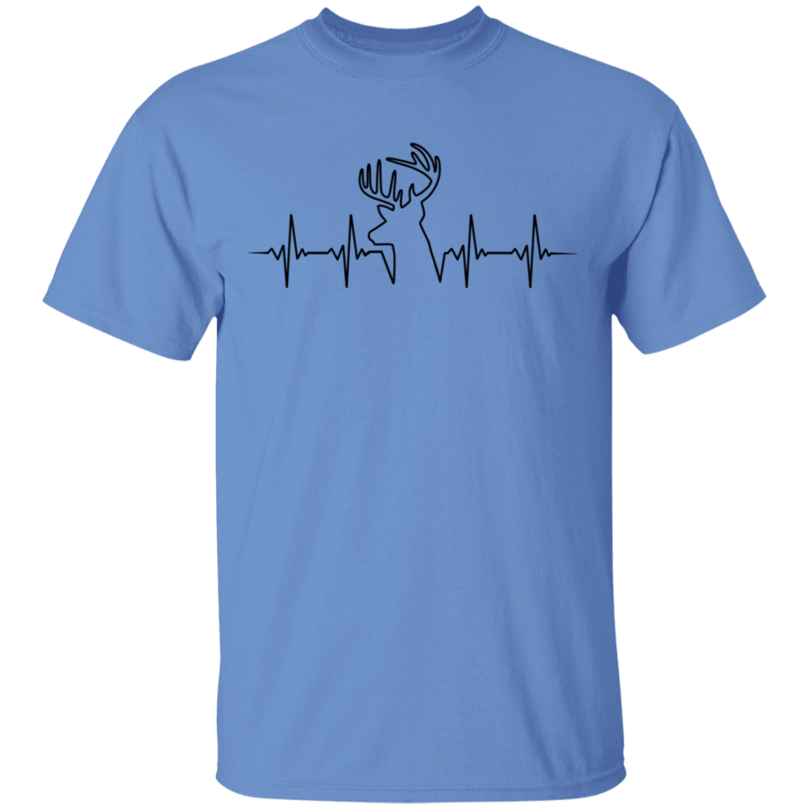 Hunter Hunting Heartbeat Deer T-Shirt